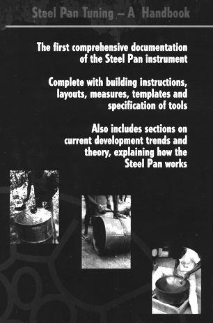 Steel Pan Tuning Handbook: Back cover